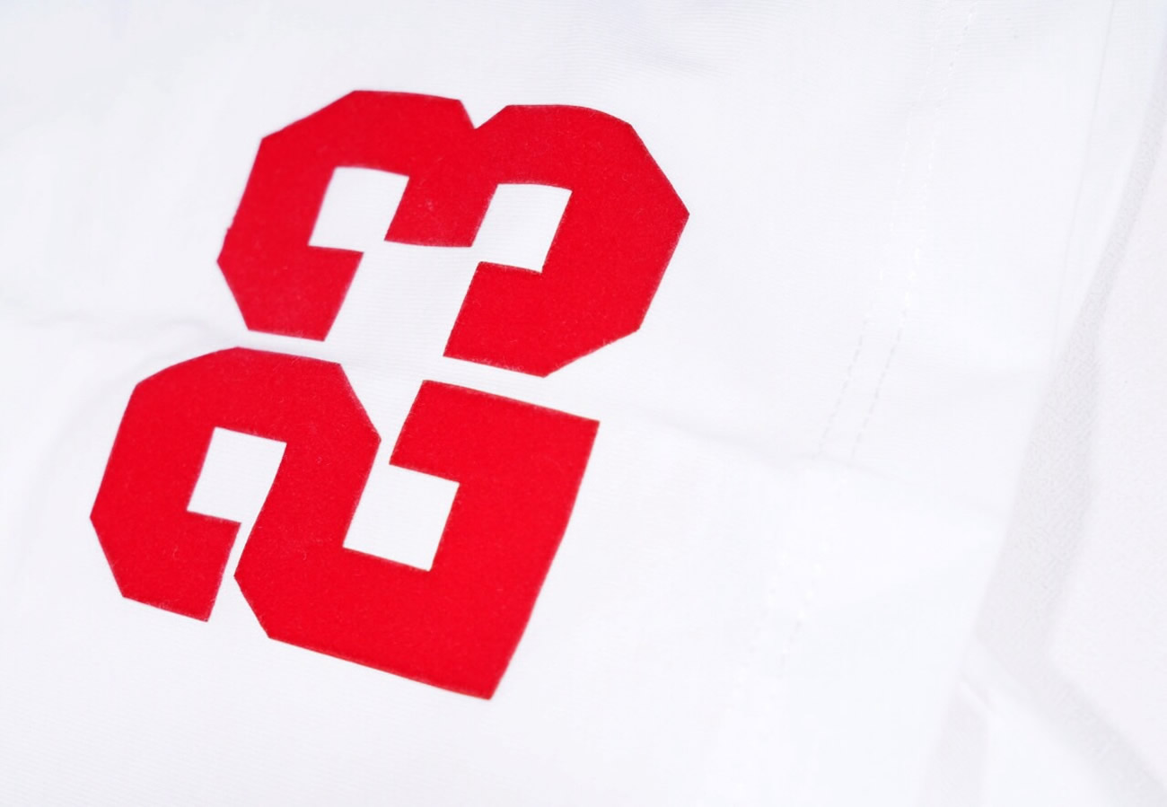 Amiri Logo Flocked Felt Trimmed Cotton Jersey White T Shirt (9) - www.newkick.vip